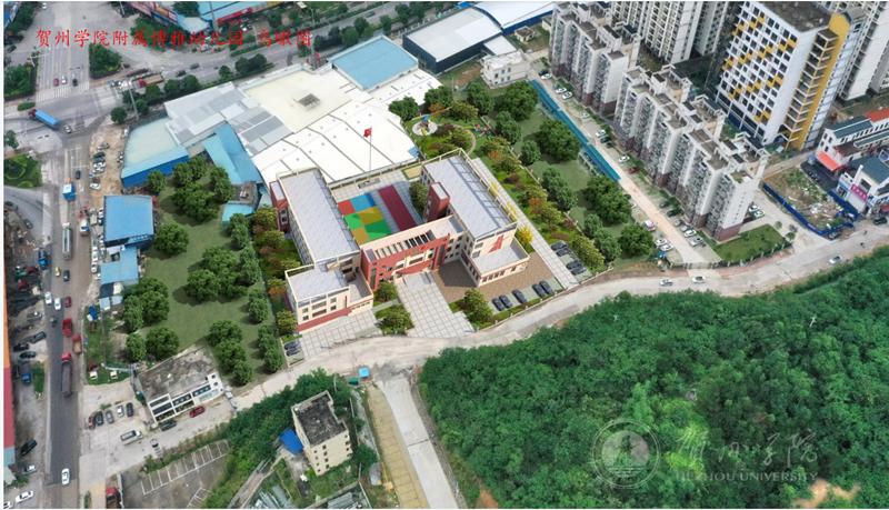 新葡萄8883国际官网附属博雅实验幼儿园鸟瞰图(在建)